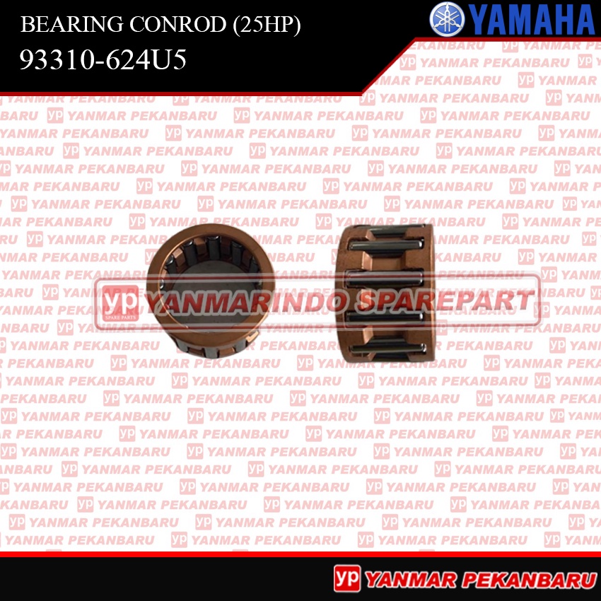 25HP BEARING CONROD LAHAR STANG SEHER 93310-624U5 MESIN TEMPEL YAMAHA SPEED BOAT 25PK ORIGINAL ASLI