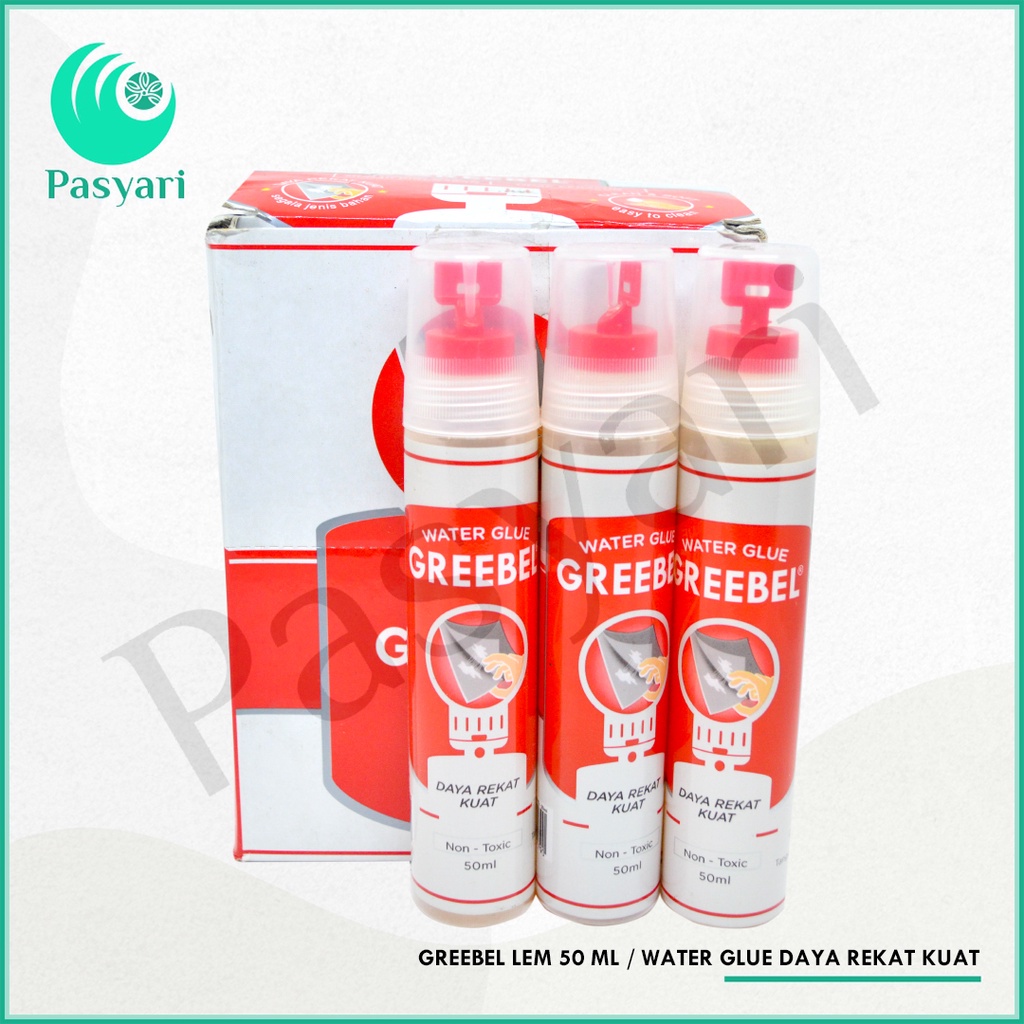 

Greebel lem 50 ml / Water Glue Daya rekat kuat