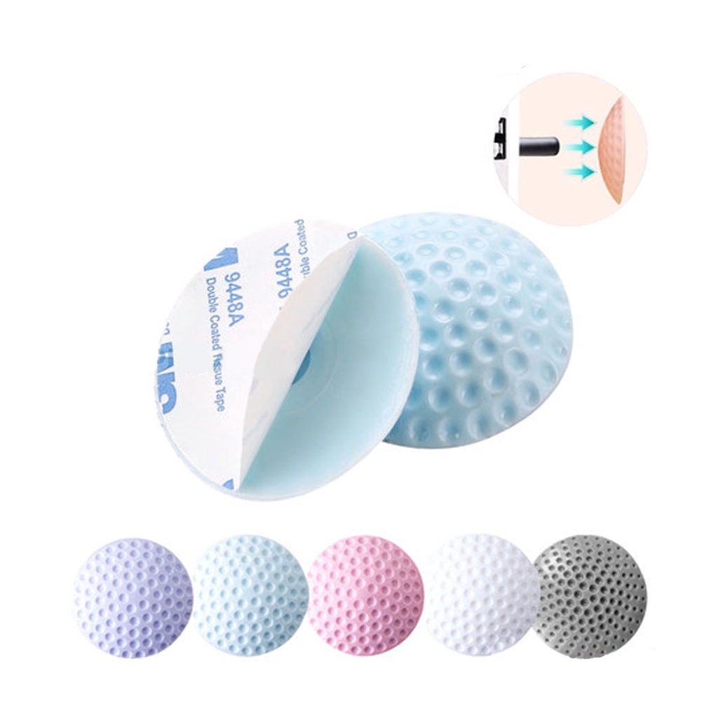 KARET PENAHAN BENTURAN GAGANG PINTU BULAT