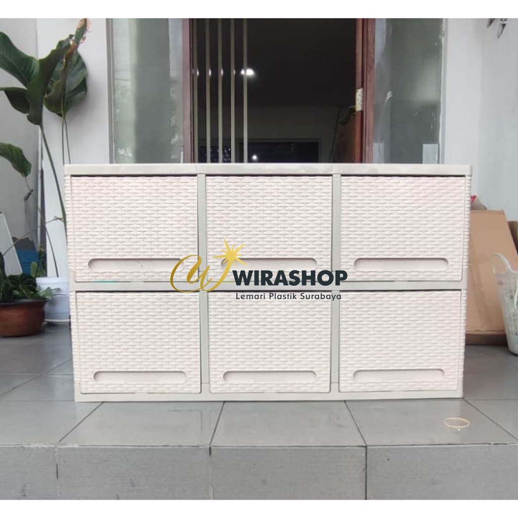 Lemari Pakaian Plastik Rak TV Loker Helm Serbaguna Murah Terlaris Praktis Ekonomis - Triple Club Flip Justin Fashion Alfa TCF 2 FTA 2 / Akako Zebra 3 pintu susun 2 Viral Multifungsi Motif Minimalis Modern Garansi Asli Anti Air