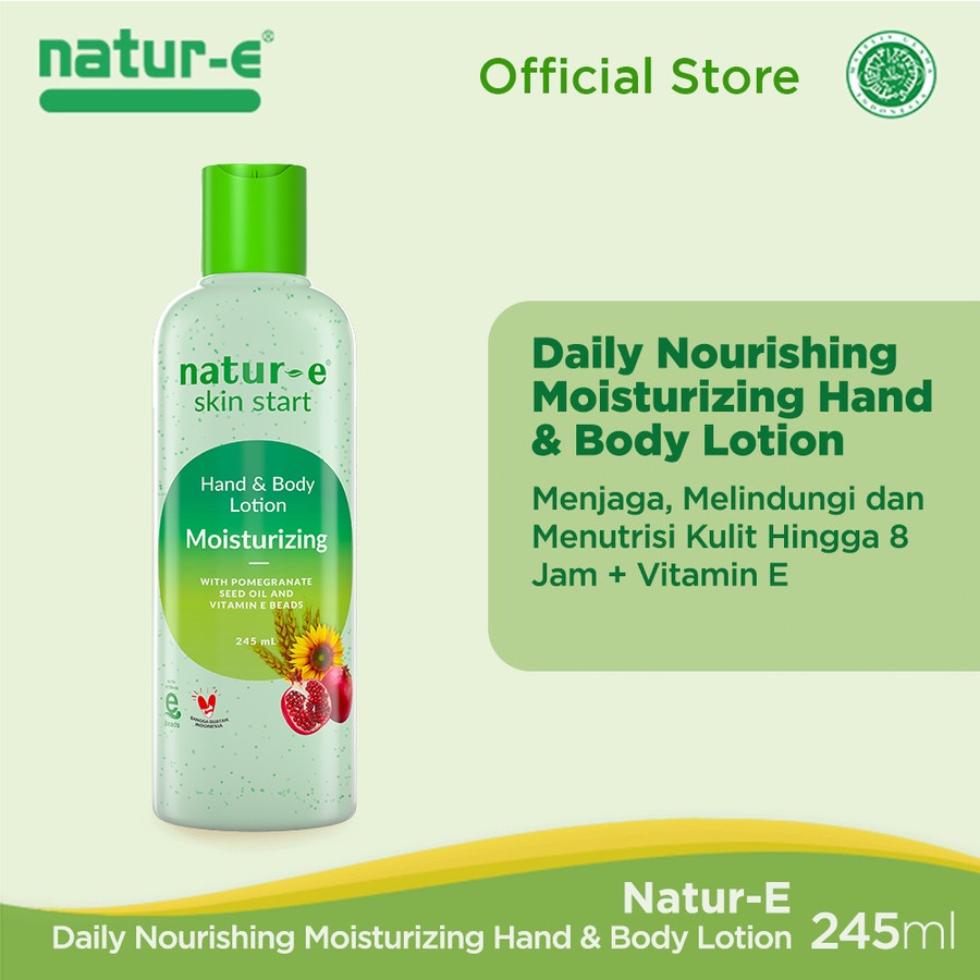 Jual Natur E HBL Daily Nourishing Moisturizing Lotion HBL Hijau 245 ml