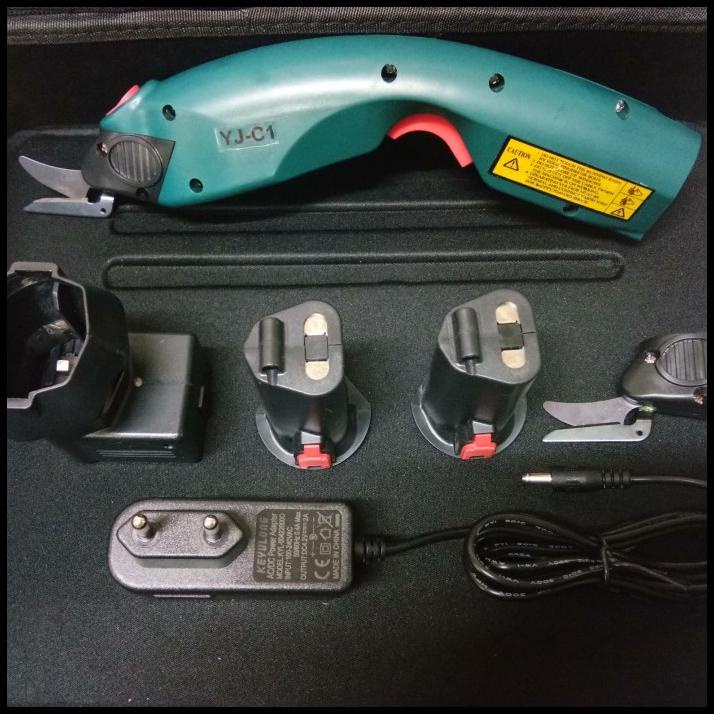 

Yj-C1 Rechargeable Cutting Machine Electric Scissor Gunting Kain Elekt