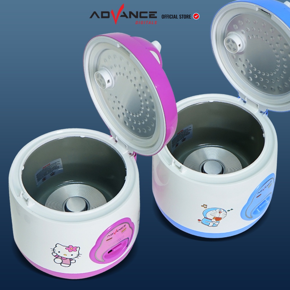 ADVANCE Rice Cooker 1.2 Liter Pola Kartun Penanak Nasi / Megicom SNI HelloKitty Doraemon G15