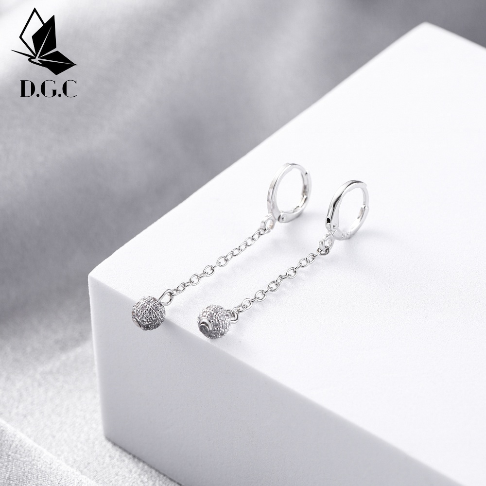✅COD✨Anting Wanita Mewah Berlian Lapis Emas Aksesoris Fashion Titanium Anti Karat Korea Murah Import Korean Style D168