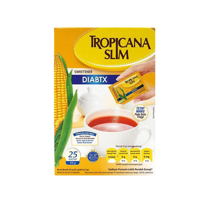 

Tropicana Slim Diabtx 25 S / Gula Jagung Diabetes