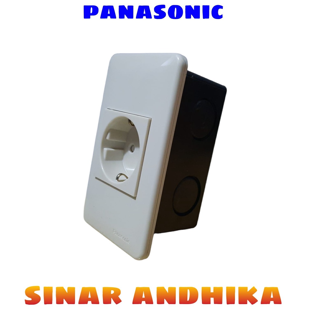 STOP KONTAK (CP) + FRAME CREAM FULL COLOR INBOW PANASONIC WZJ 1781+WZJ 1121+WVJ 5911KN