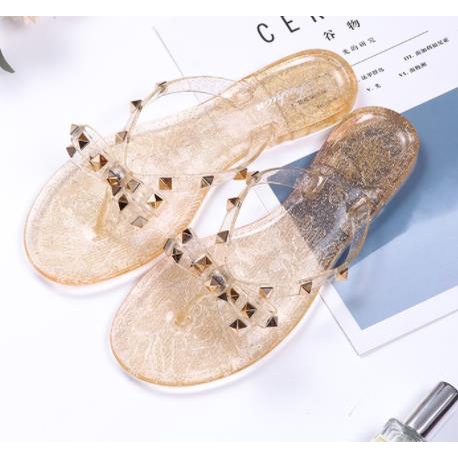 Sandal Sendal Jelly Wanita Fashion Dewasa Model Pita Stud Bling Bling