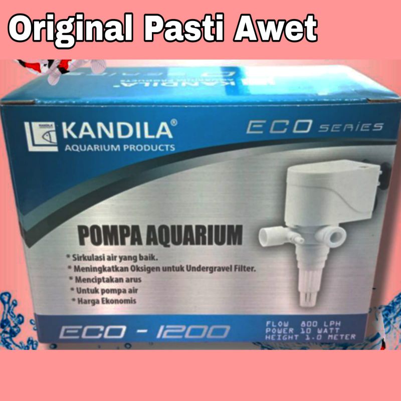 Pompa Aquarium 1200 kandila eco water pump mini