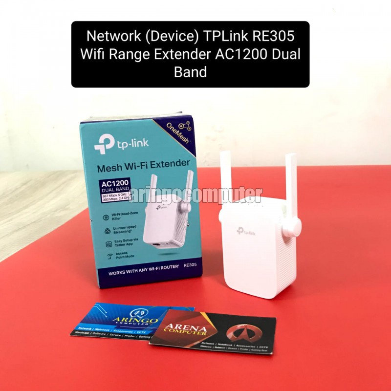 Network (Device) TPLink RE305 Wifi Range Extender AC1200 Dual Band