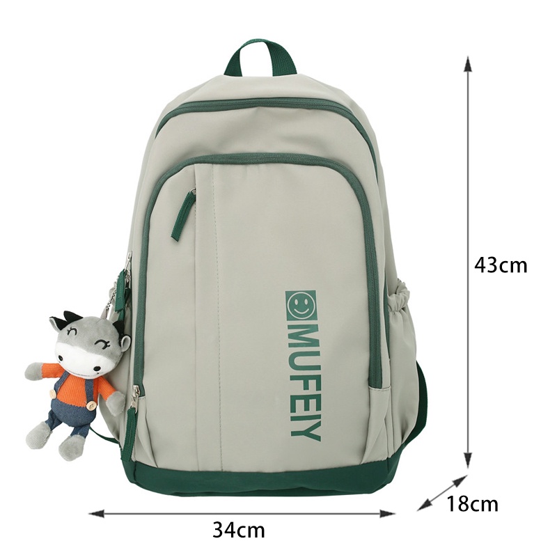 Mainland Tas Ransel Unisex Sekolah Kuliah Tas Punggung Casual Daily Backpack TR411