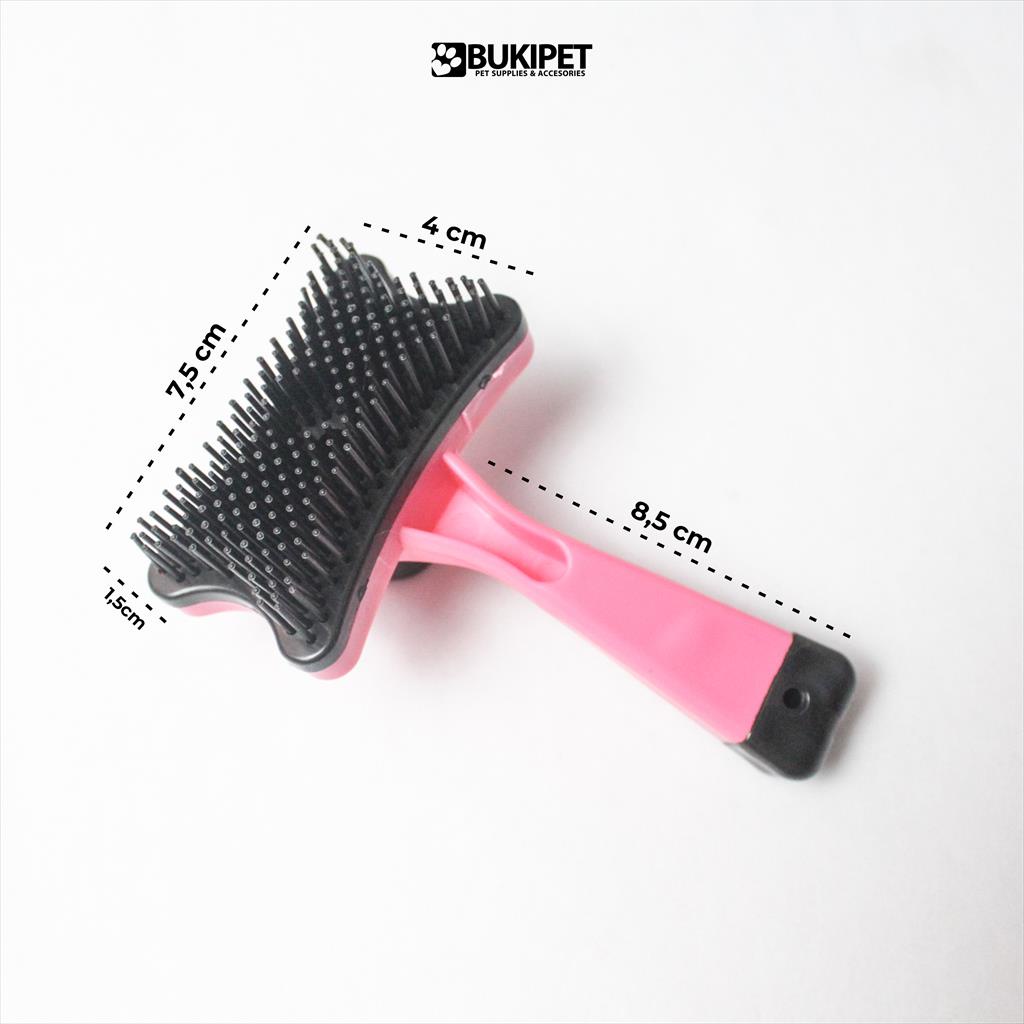 Sisir Grooming Brush Kucing pembersih bulu rontok merapikan bulu - Fur Hair Comb