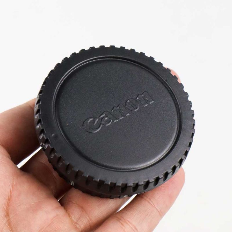 Front Cover &amp; Rear Lens Cap for Canon (With Logo)