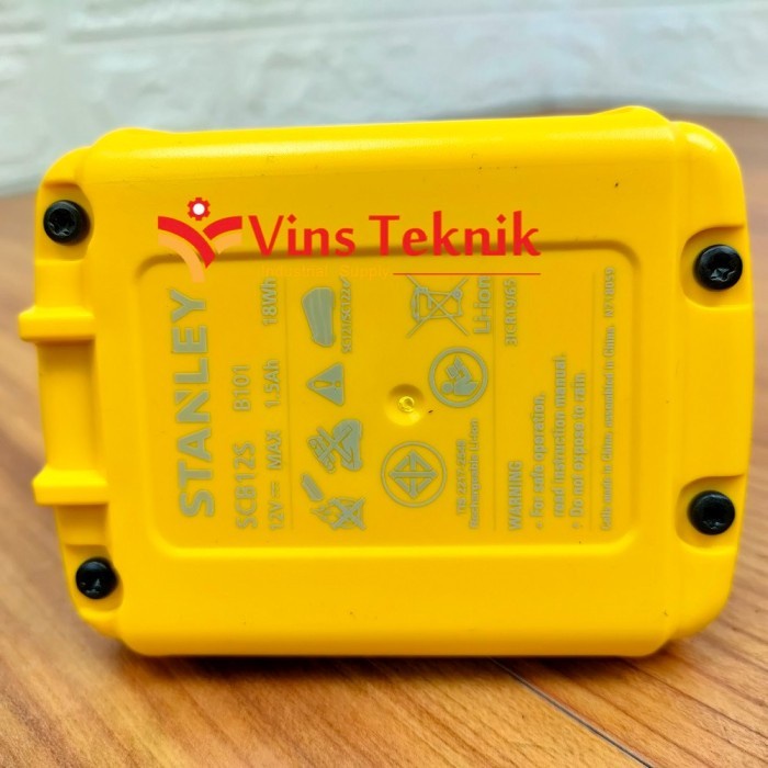 Baterry Baterai Cordless Scb12S Stanley 10,8V 1,5Ah