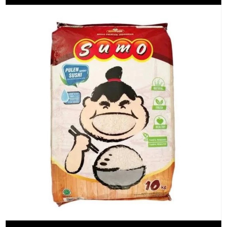 

Beras SUMO 10 KG Kemasan Merah - Premium