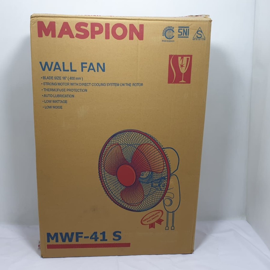 MASPION wall fan 16inch MWF-41 S - kipas angin dinding 16&quot; MWF41S