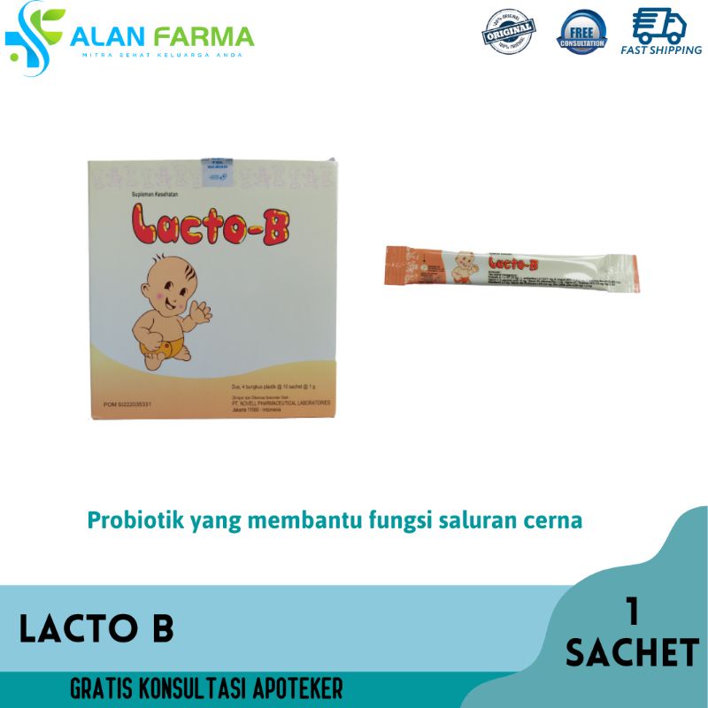 Jual Lacto B Sachet | Lacto B Saset | Suplemen Pencernaan | Shopee ...