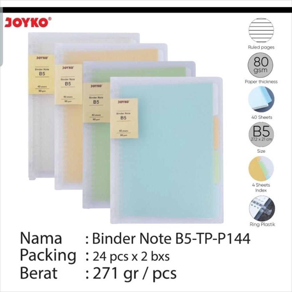 

[D] Binder Note B5-TP-P144 Joyko
