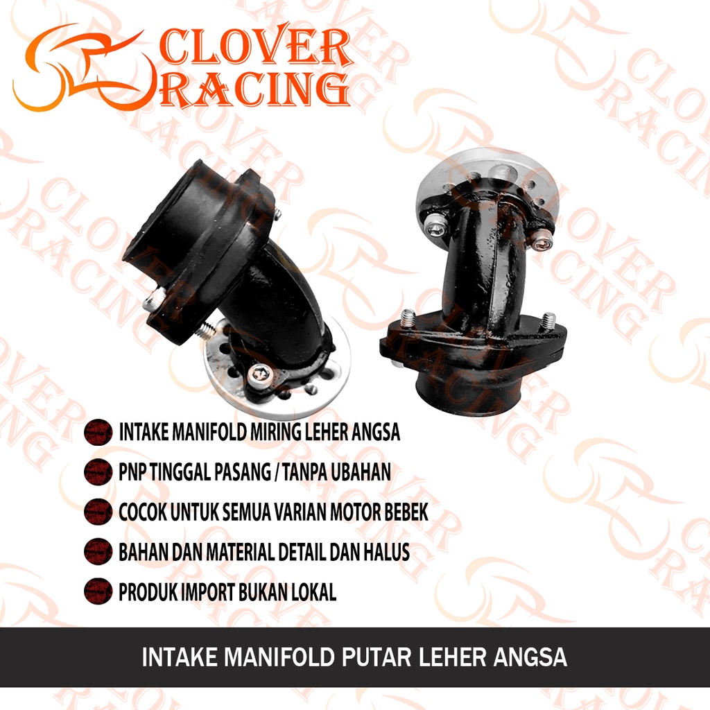 [ BISA COD ] INTAKE MANIFOLD INTEK UNTUK SEMUA MOTOR BEBEK SUPRA GRAND REVO SUPRA X 125 VEGA KHARISM