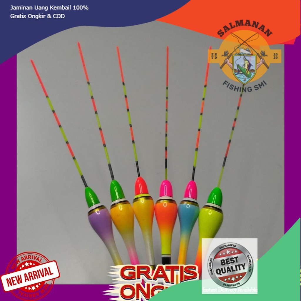 Pelampung Pancing Anti Badai Fiber 22 cm