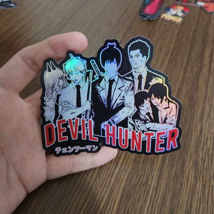 

Sticker Hologram Anime Besar - PSH1303 - Chainsaw Man - Devil Hunter