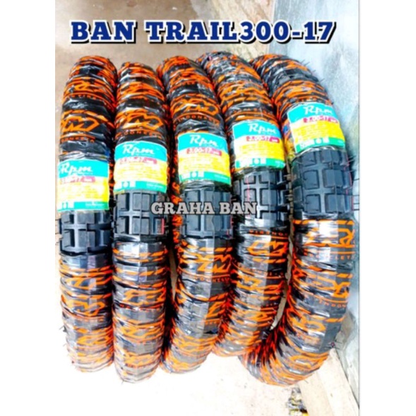 ban montor trail 300-17 non tubeless ban Honda win ban Supra Revo Vega smash Shogun ban tril ban sem