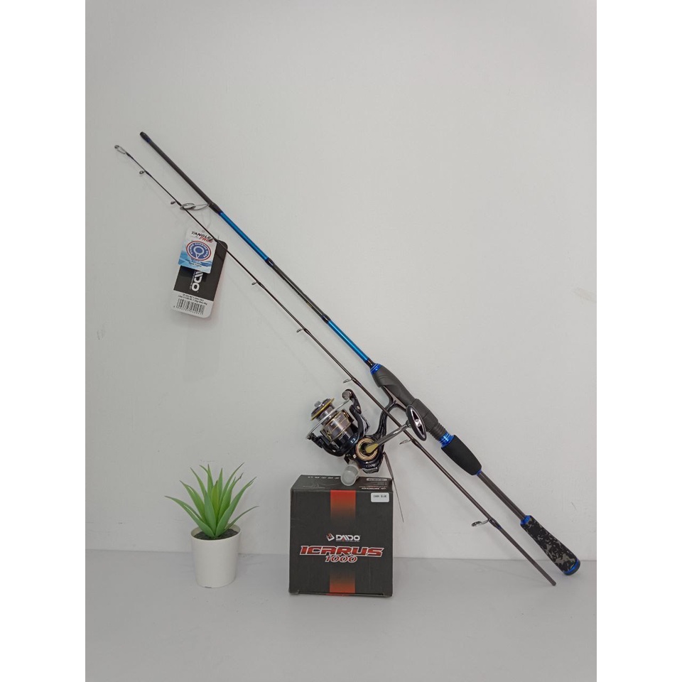 Set Joran Daido Warlock dan Reel Pancing Daido Icarus