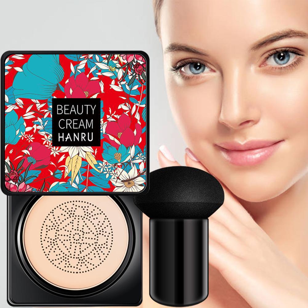 Air Cushion bb Foundation Beauty Cream Bedak Glowing Long Lasting Waterproof BB Cream Mushroom