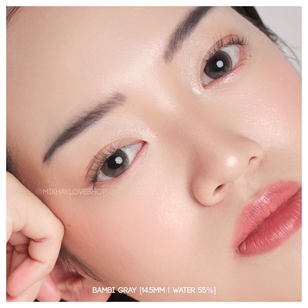 MIKHAYLOVESHOP Softlens Bambi Gray (Grey) | Kittykawaii