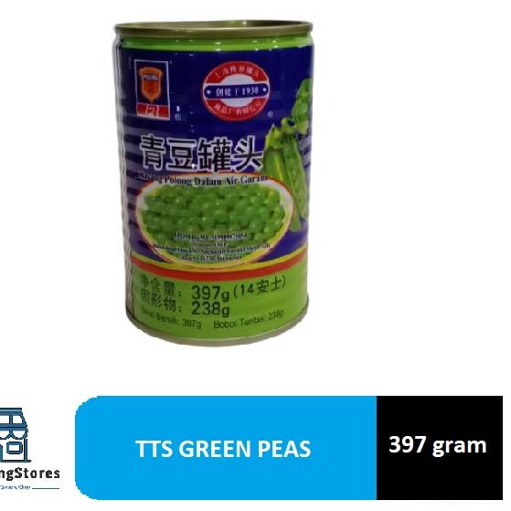 

BRANDS FESTIVAL TTS Canned Green Peas / Kacang Polong Kaleng 397 gram