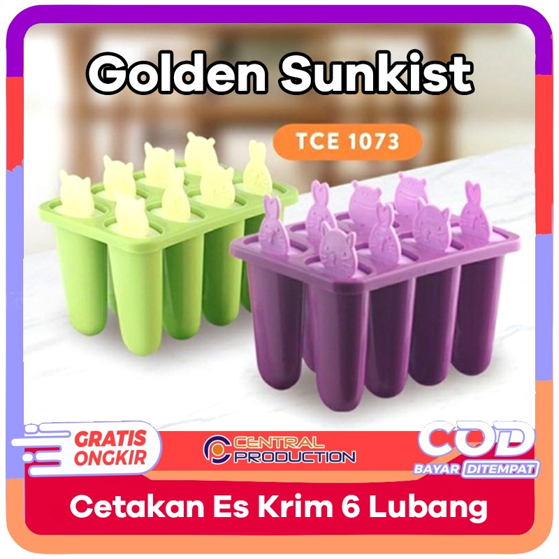 Tempat Cetakan Es Cream Jely agar-agar TCE 1073 Golden Sunkist
