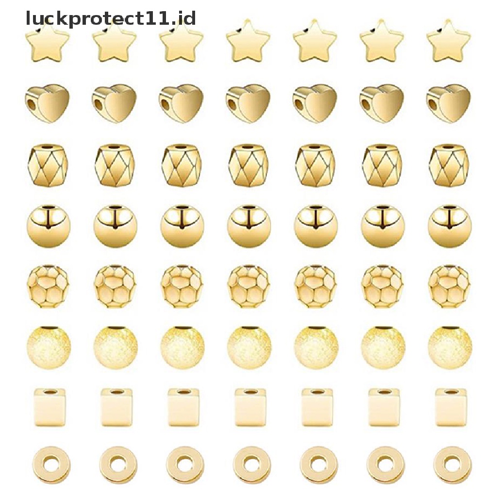 /Fashion Hot// Fashion// 100 Pcs CCB Beads Bulk Longgar Spacer Beads DIY Temuan Gelang Membuat Perhiasan.