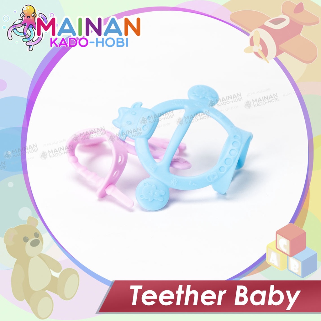 MAINAN ANAK BAYI TEETHER GIGIT KARET
