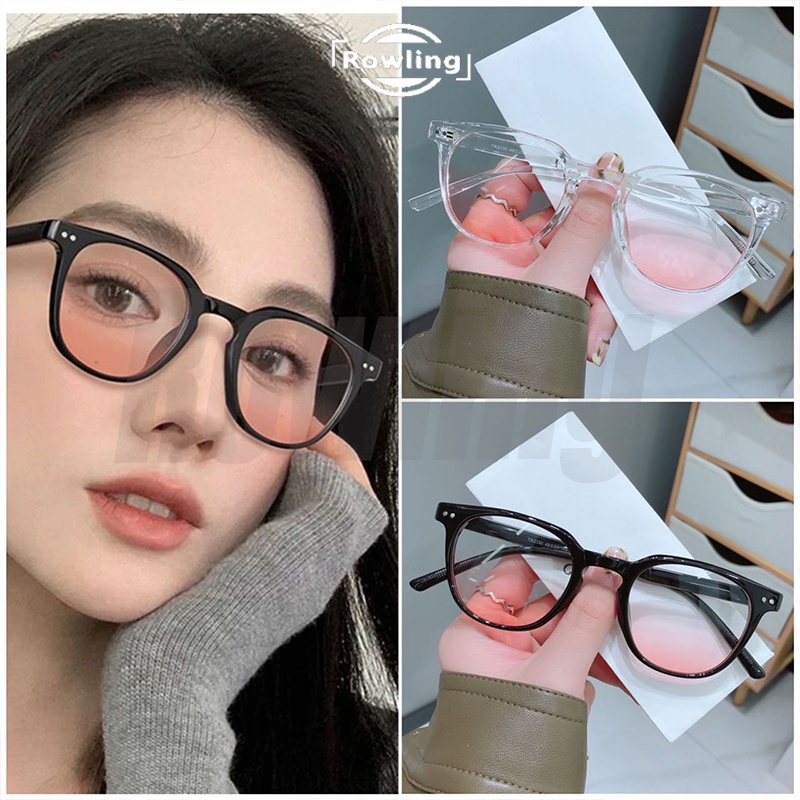 Rowling (ka-235)Terbaru 2022 Kacamata Hitam wanita Kacamata 2 warna Pink Blush on  import