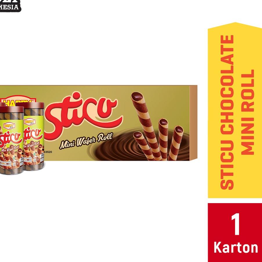 

SALE!!Happy Time Astor Sticu Wafer Mini Roll Chocolate 33gr (1 Karton isi 30 Toples)|SQ8