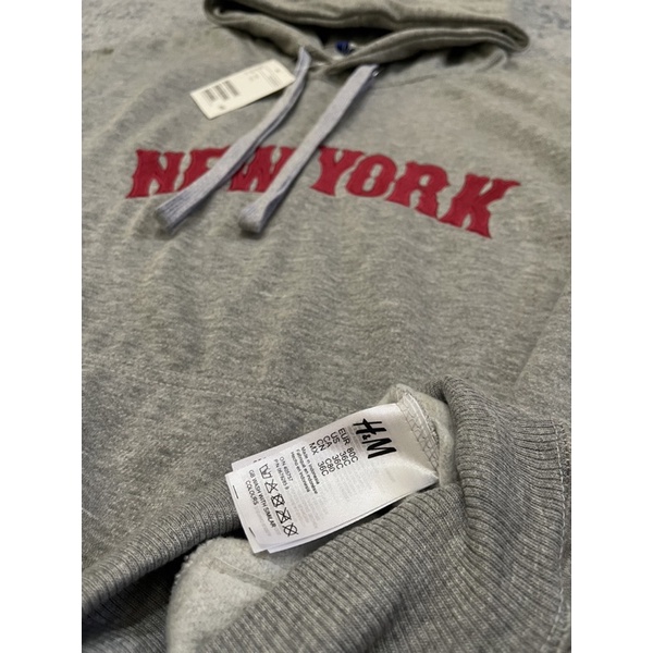 HOODIE H&amp;M ETERNAL GREY/CEST/ROSE/NEWYORK