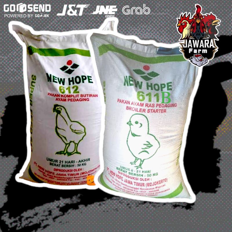 Pur Pakan Ayam Bebek BR1 Pedaging Starter 611B dan 612 JK 1Kg