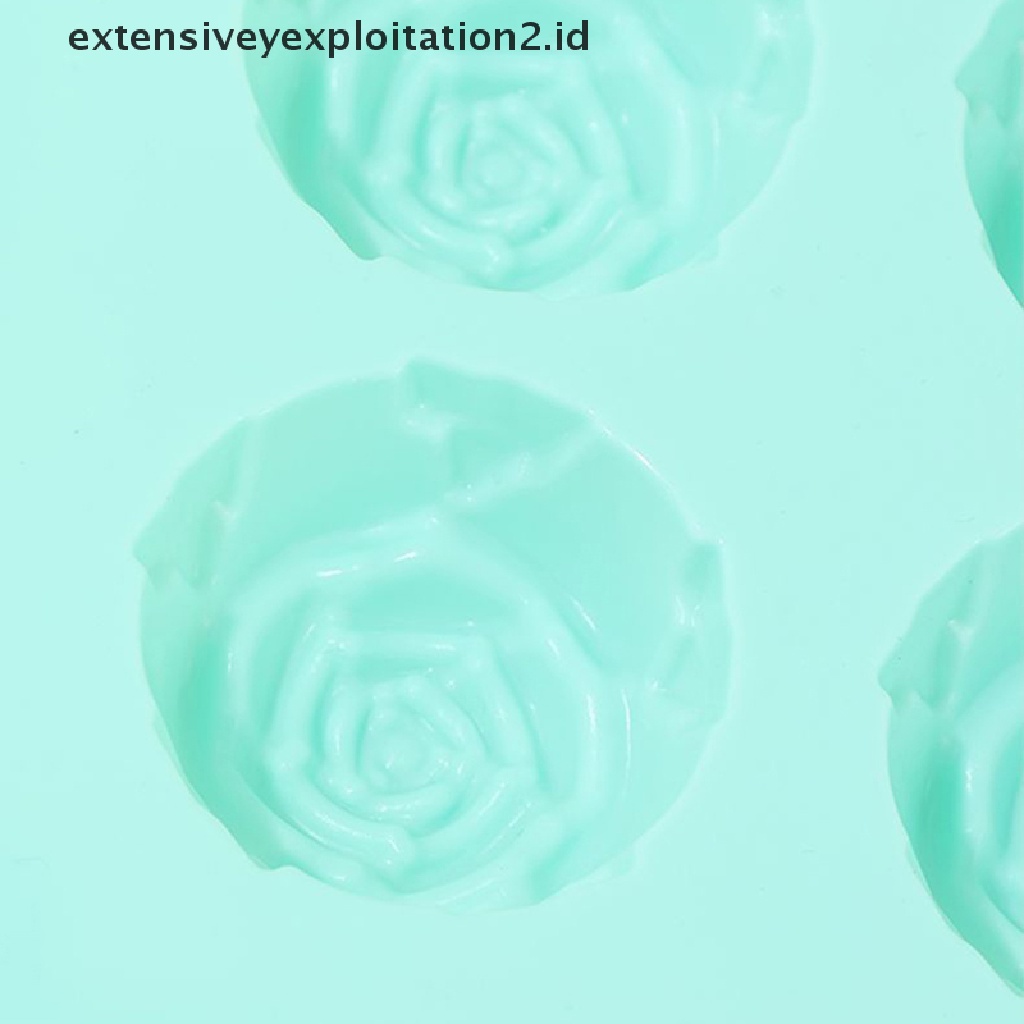 {NEW} 1pc 1Pc 15-rongga Cetakan Kue Silikon Bentuk Mawar Cetakan Diy Baking Dessert Mold.