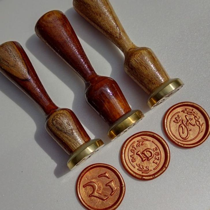 

Miliki CUSTOM Seal wax stamp stempel lilin segel ~