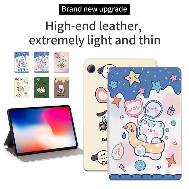 Untuk Huawei MatePad T8 8.0&quot; (2020) Kobe2-L09 Kobe2-L03 KOB2-L09 KOB2-W09 Honor Tablet X7 Fashion Tablet Case Pelindung Motif Kartun Lucu Casing Flip Stand Leather Cover