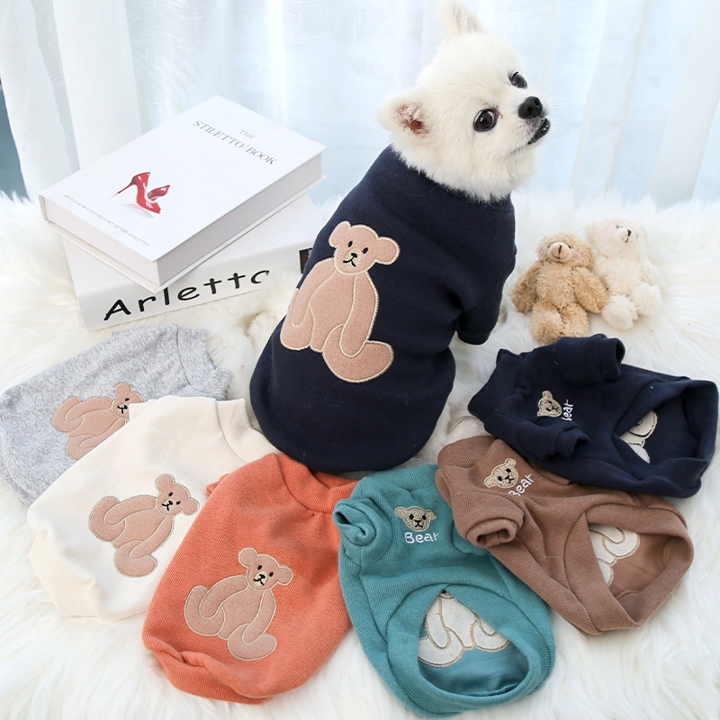 Baju Kucing Anjing Anjing Hangat Produk Pet Sweater Motif