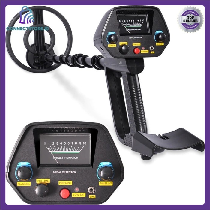 Detect Pendeteksi Logam Underground Metal Gold Silver Detector - Md-4080