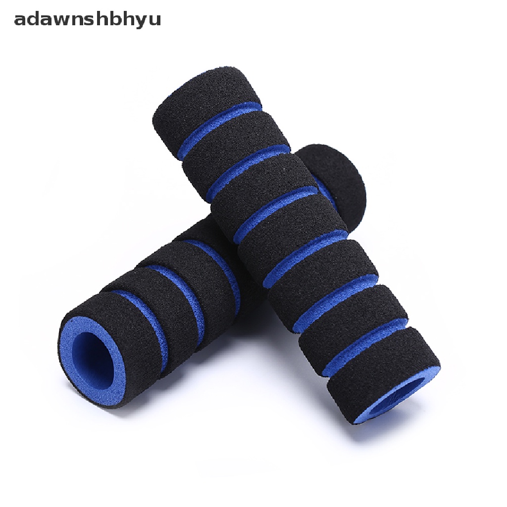 Adawnshbhyu 2Pcs Bike Racing Sepeda Motor Handle Bar Busa Spons Grip Cover Nonslip ID