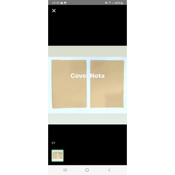

kertas cover panjang / lebar untuk sampul nota