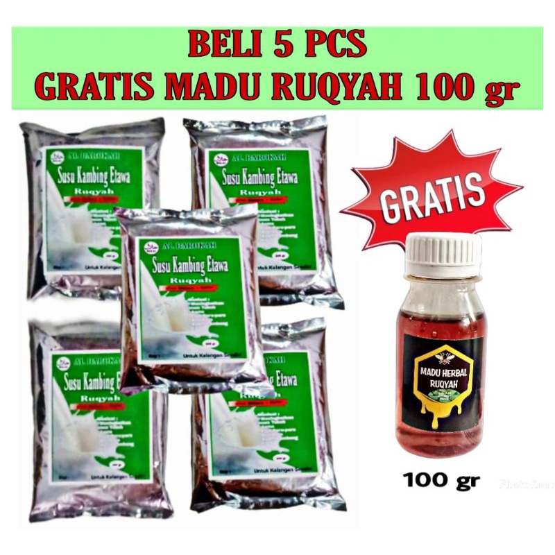 

Susu Kambing Etawa Ruqyah Herbal Plus Bidara dan Kelor Original 200 gram