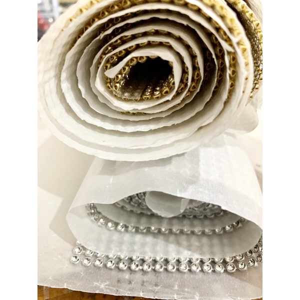 Payet setrika/ renda Kristal/ payet iron-on (per roll)