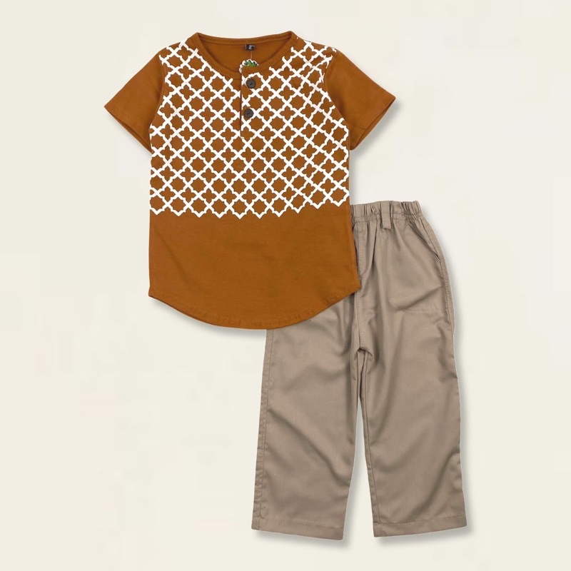 Setelan Kurta Premium Pineapple VOL.2 Original Koko Anak High Quality Pakaian Anak Lakilaki Best Seller