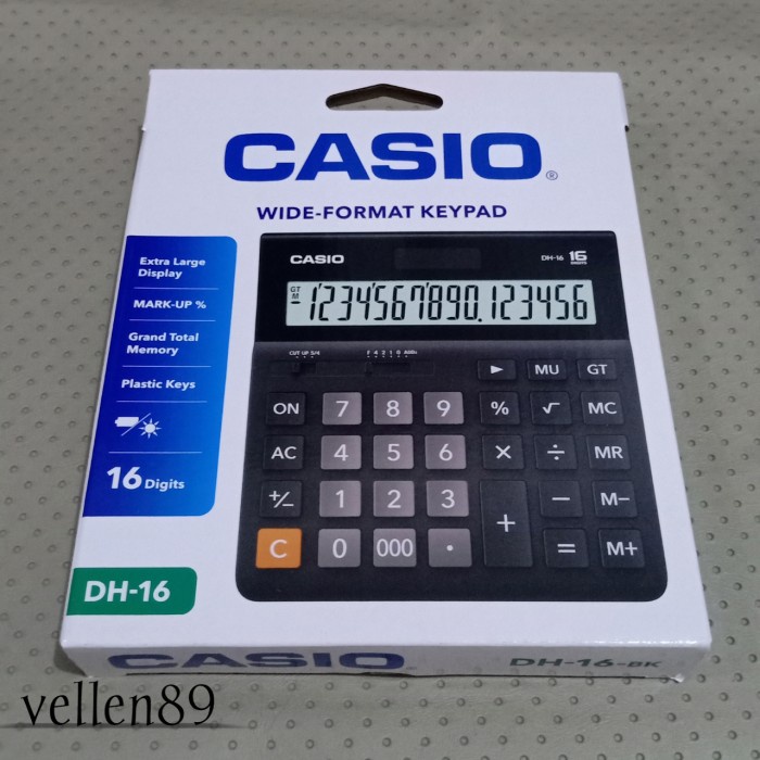 

Kalkulator Casio DH-16 (16 digit) Original