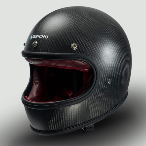 JERICHO ATOM CARBON BLACK | HELM FULL FACE | ORIGINAL JERICHO 100%