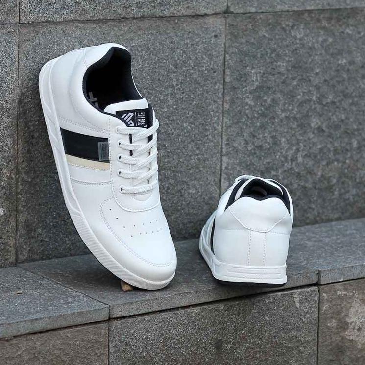 ╝¤╚  Sepatu Casual Sneakers Putih Hitam Pria Cowok Mills Series Kets Distro Premium Original