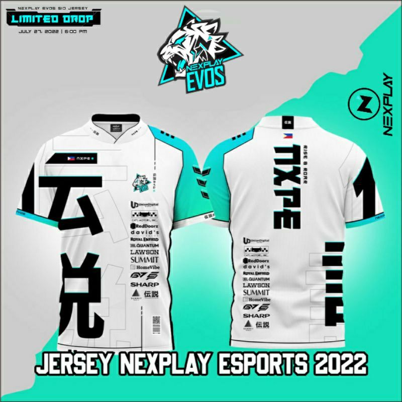 JERSEY NEXPLAY EVOS ESPORTS TERBARU 2025